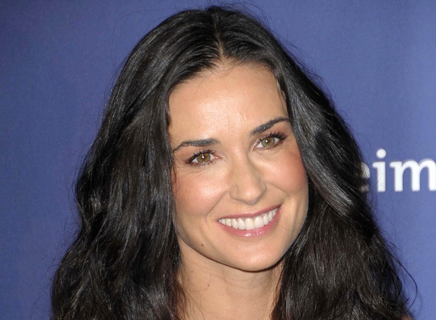 Smiling actress