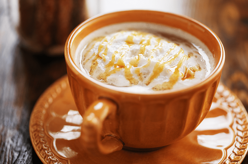 A pumpkin spice latte